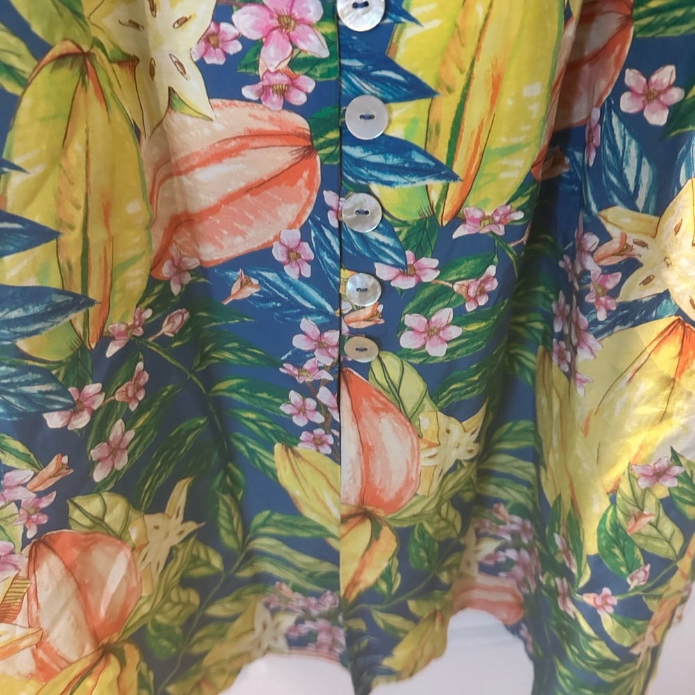 FARM Rio Tropical Floral Puff-Sleeve Midi Dress - Picture 7 of 9
